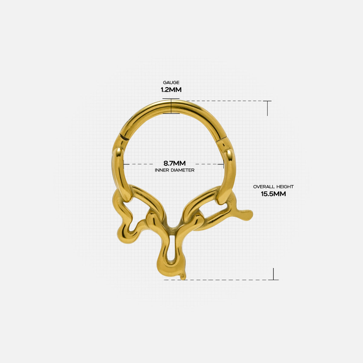 MELTED FORM SEPTUM CLICKER