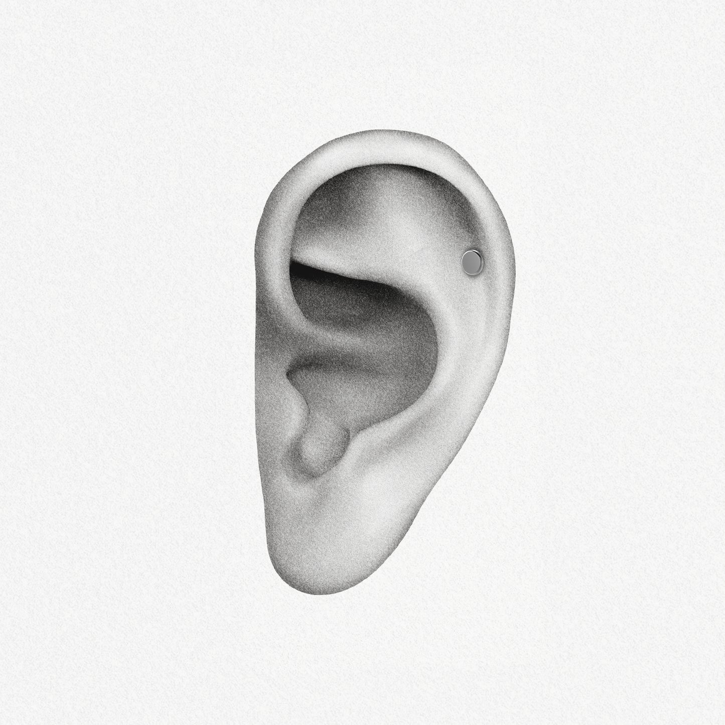 CIRCLE FLAT BACK STUD