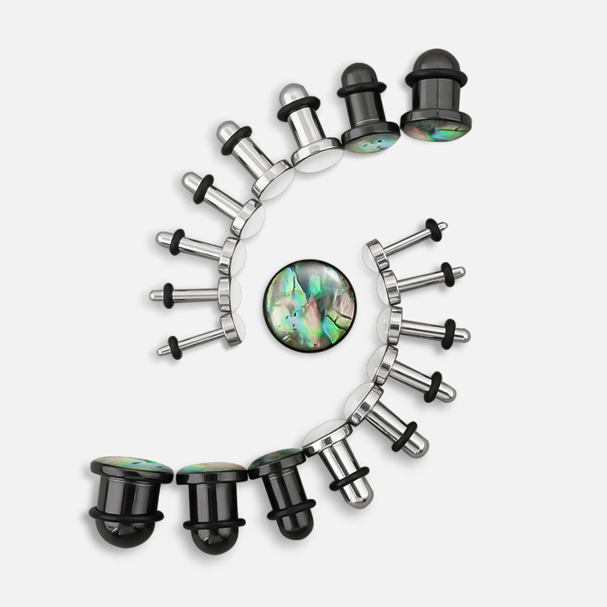 NEBULA RADIANCE STAINLESS STEEL EAR STRETCHING KIT