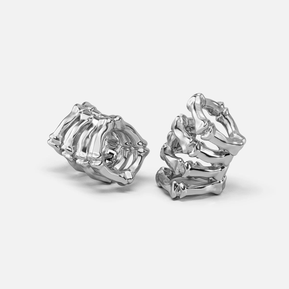INTERWOVEN THORN EAR CUFFS
