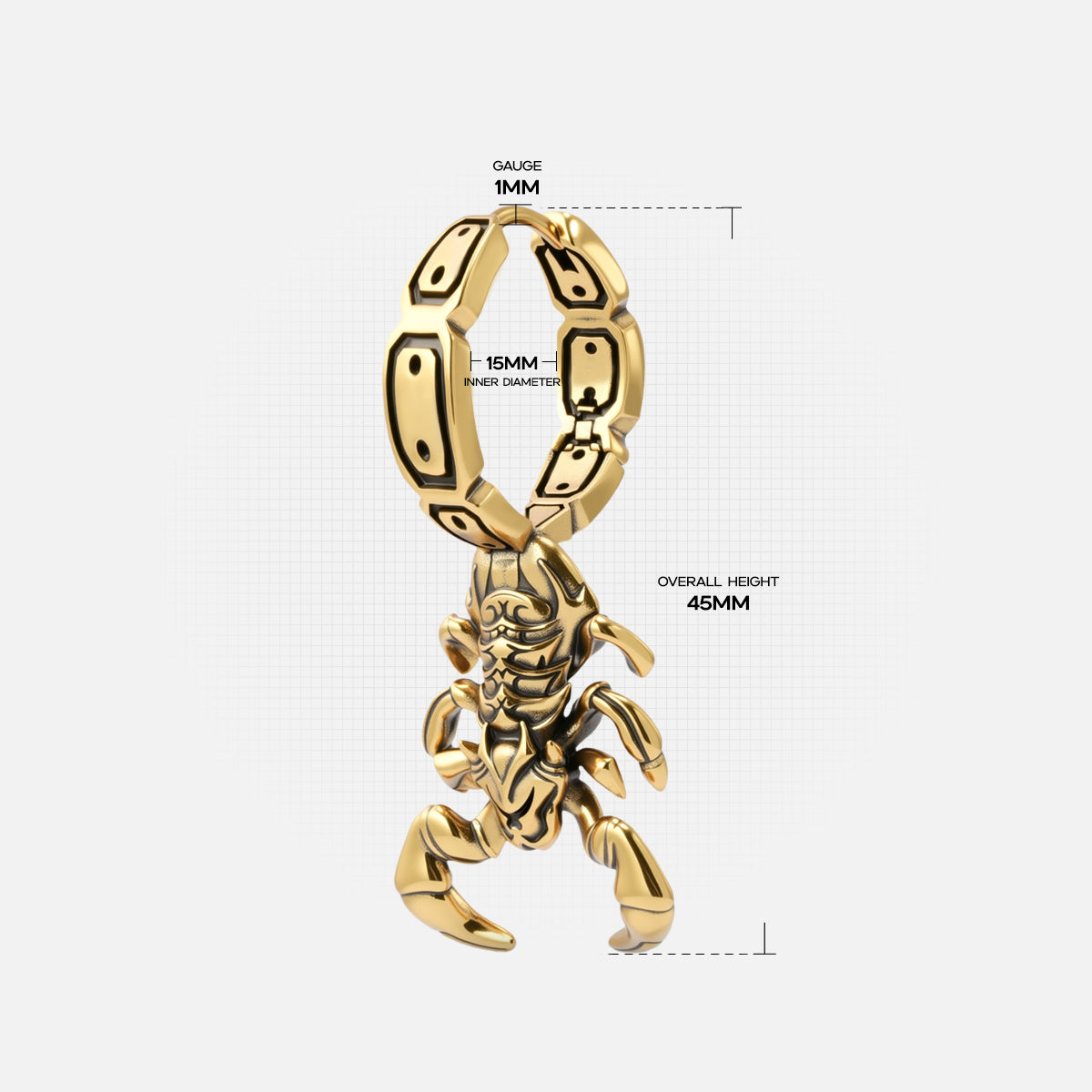 VENOM SCORPION EARRINGS