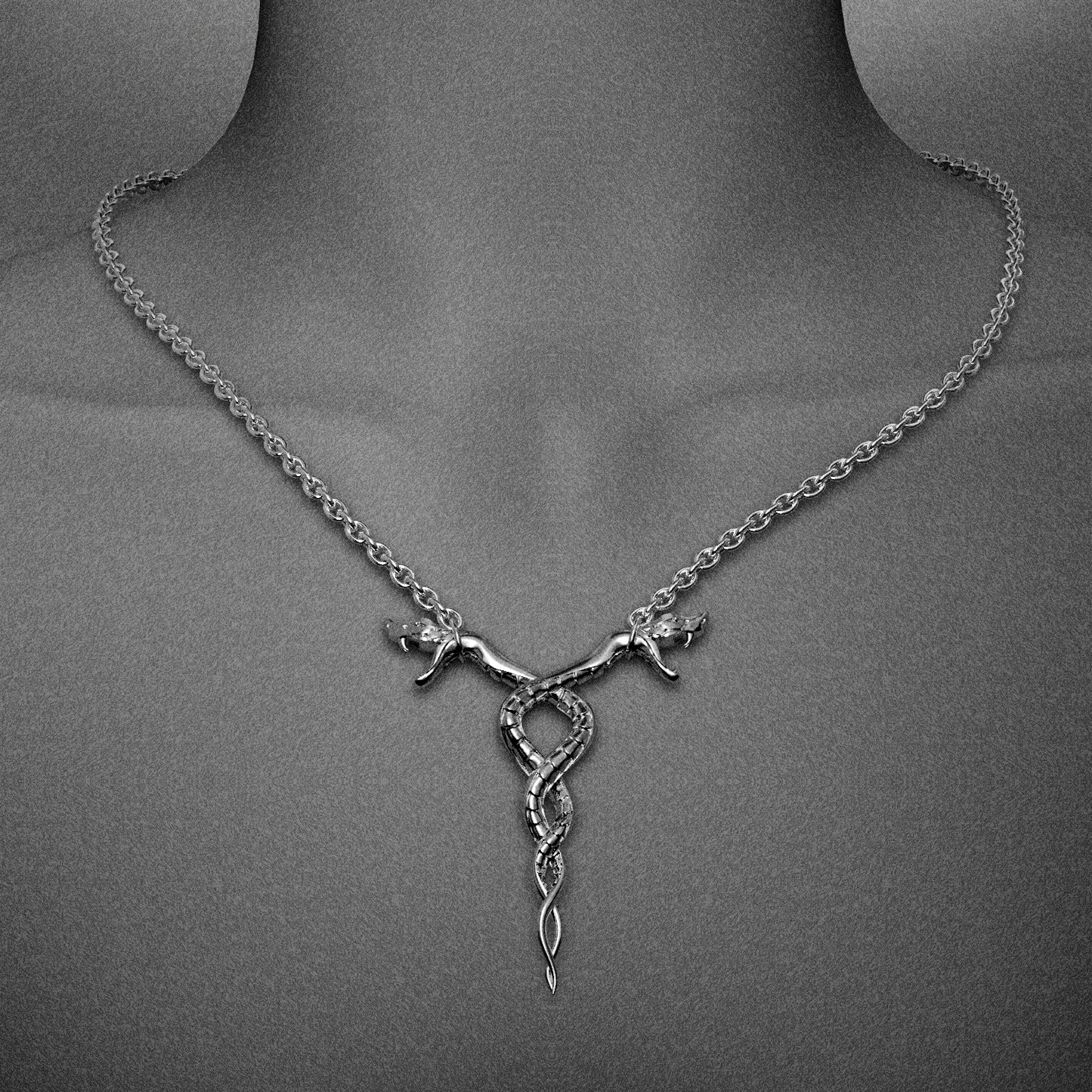 DUAL SERPENT NECKLACE