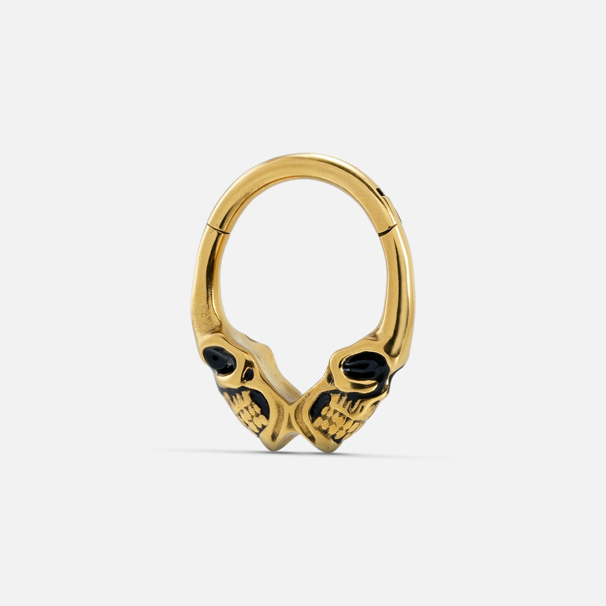TWIN SKULL SEPTUM CLICKER