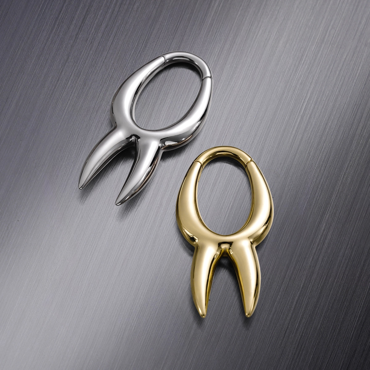 ABSTRACT FLOW EAR WEIGHTS