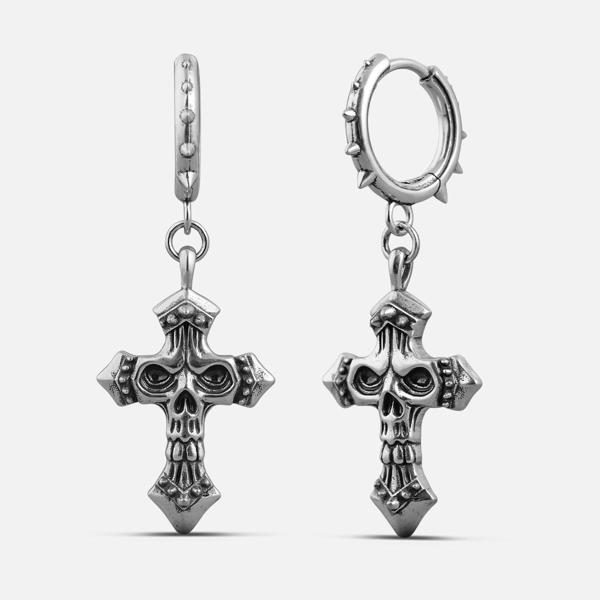 GOTHIC REBIRTH SKULL EARRINGS