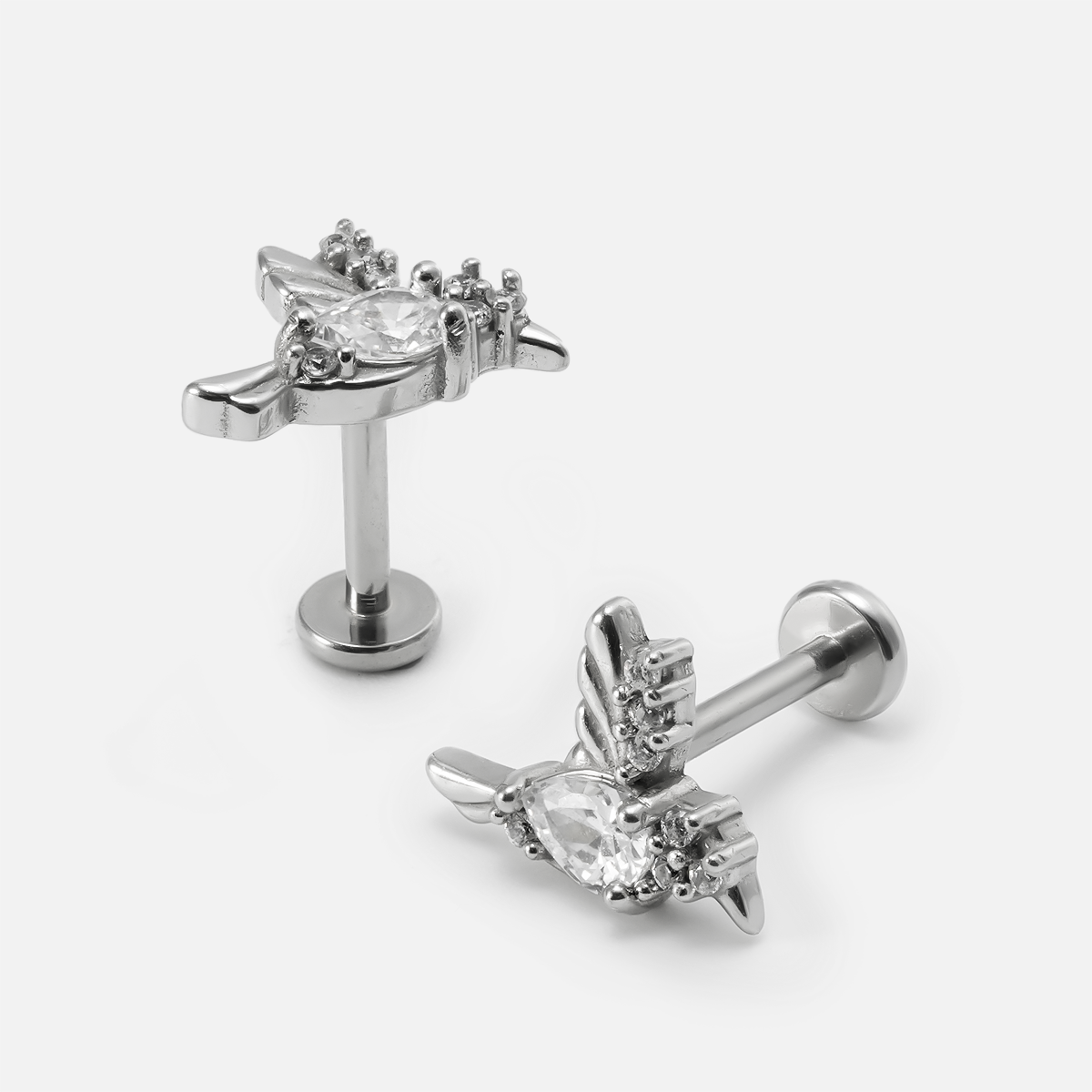 HUMMINGBIRD GRACE FLAT BACK STUD