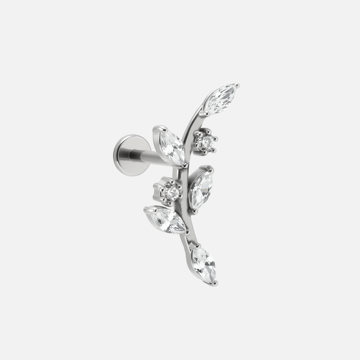 VERDANT WHISPER FLAT BACK STUD