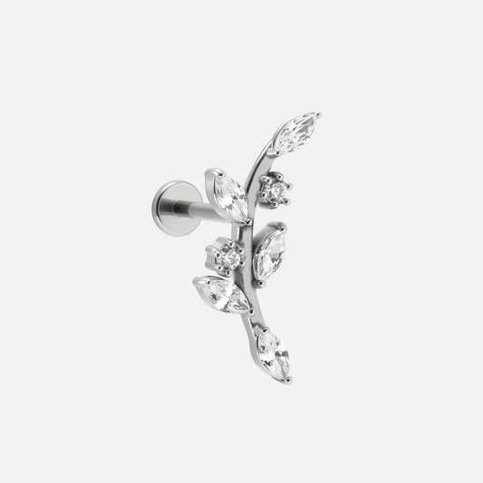 VERDANT WHISPER FLAT BACK STUD