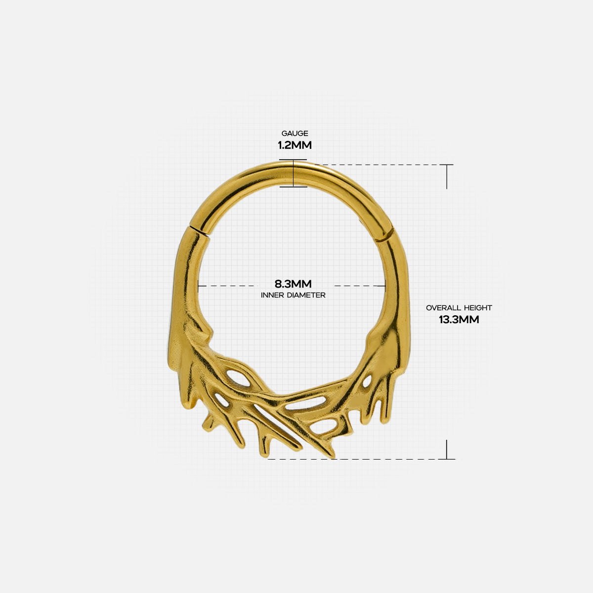 ROOTED EDGE SEPTUM CLICKER
