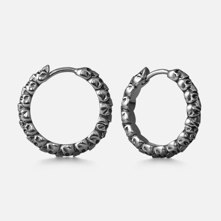 ETERNAL LIFE SKULL EARRINGS