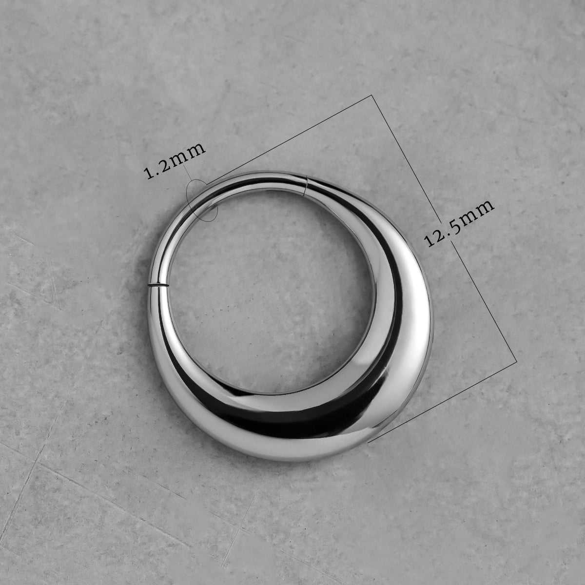 HARMONIC DOME TITANIUM SEPTUM CLICKER