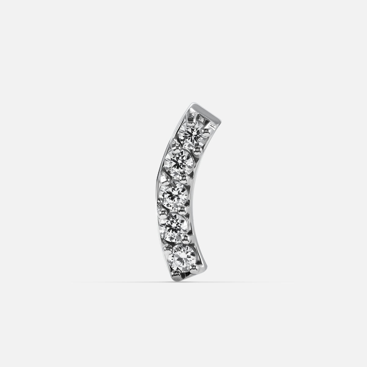 STYLISH CURVATURE FLAT BACK STUD