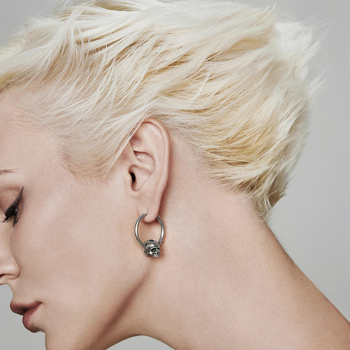 BOUCLES D'OREILLES CRÂNE BRAVE