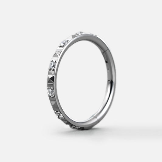 GEOMETRIC HARMONY TITANIUM CLICKER