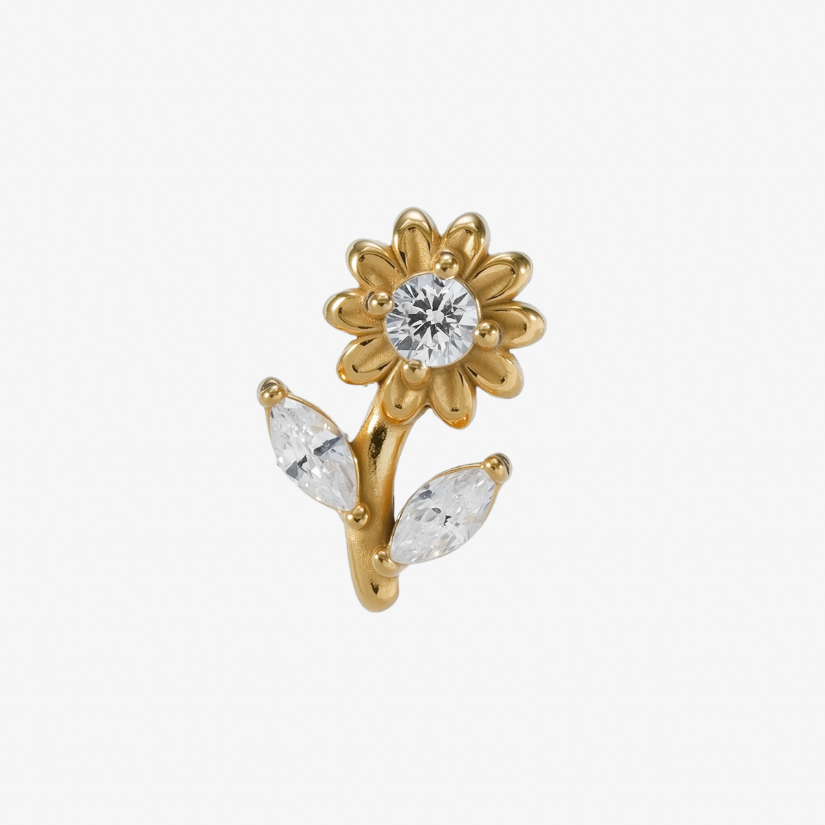 DAISY SHINE FLAT BACK STUD