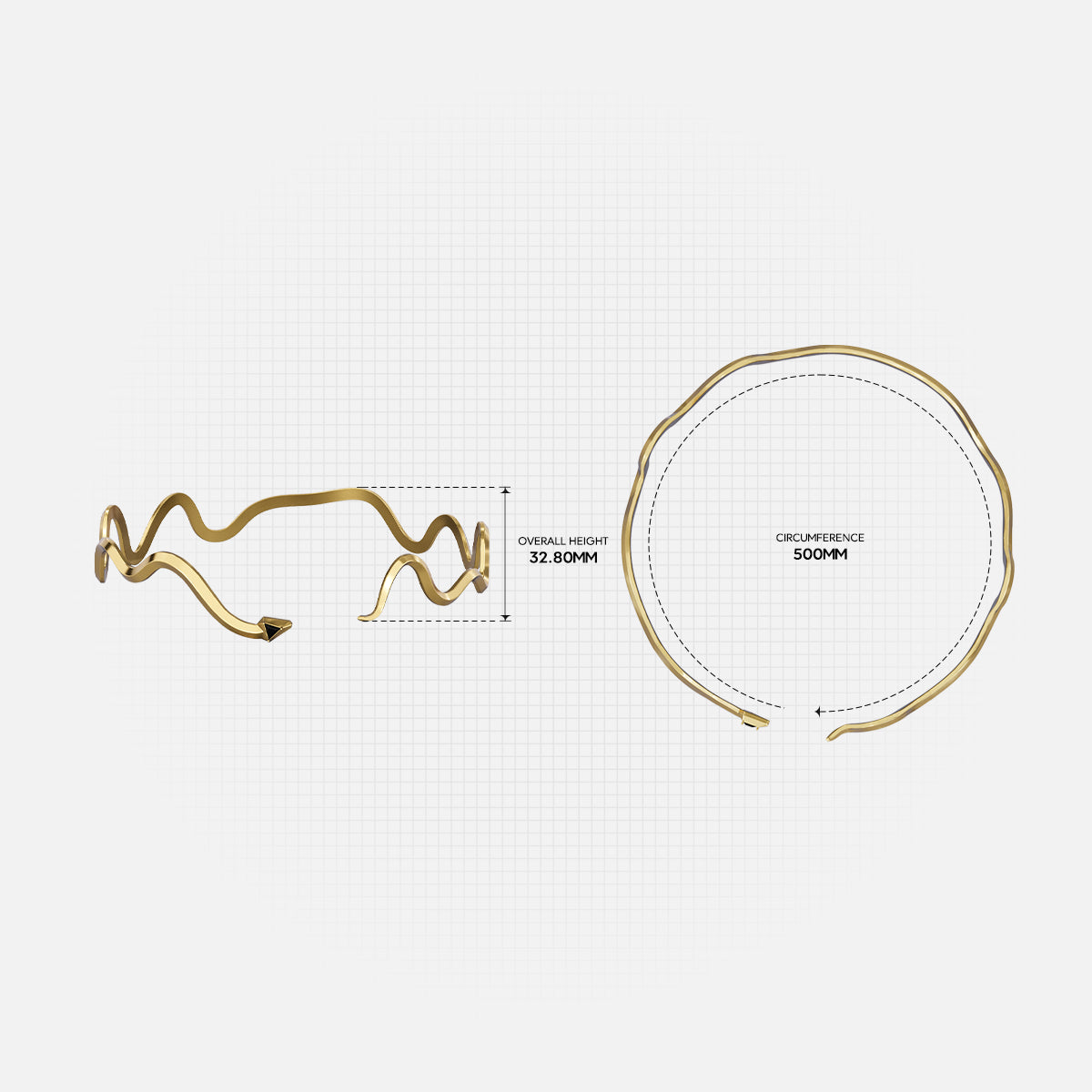 SERPENT CONTOUR CIRCLET