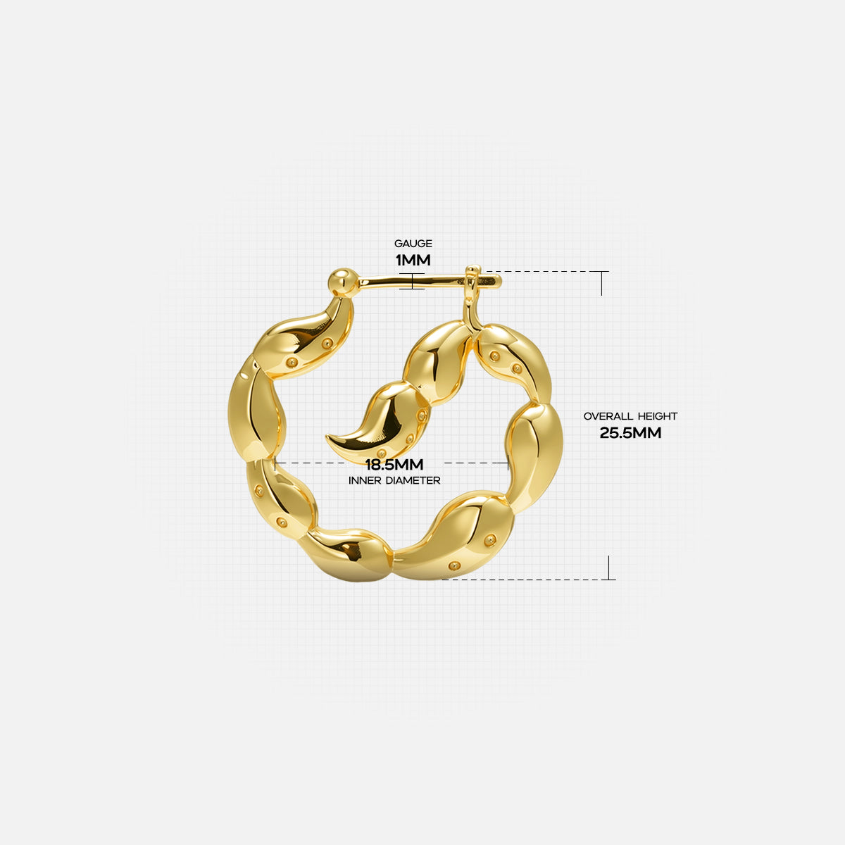 SCORPION LINK EARRINGS