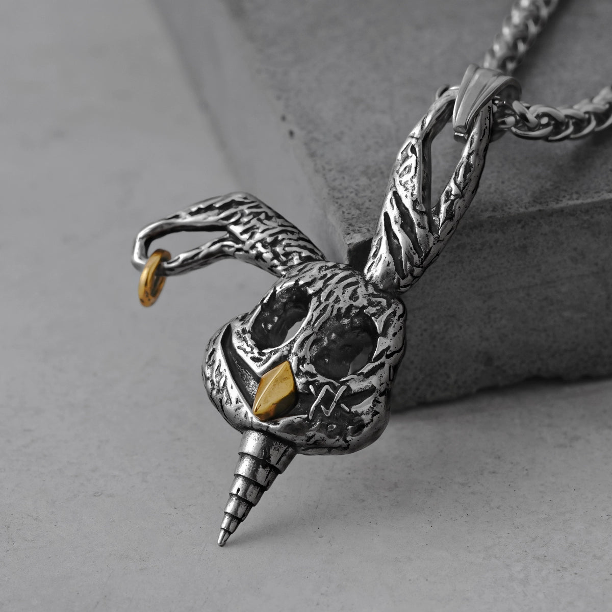 GOLD BEAK BUNNY NECKLACES