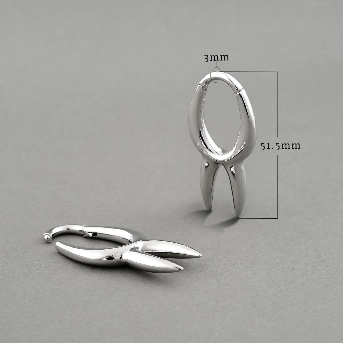 ABSTRACT FLOW EAR WEIGHTS