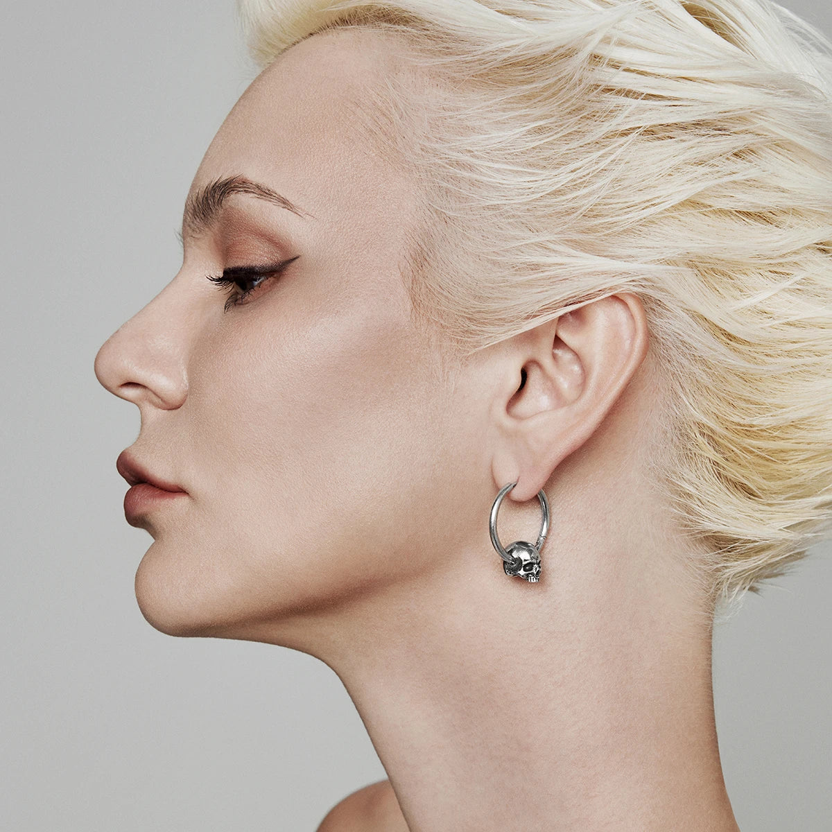 BOUCLES D'OREILLES CRÂNE BRAVE