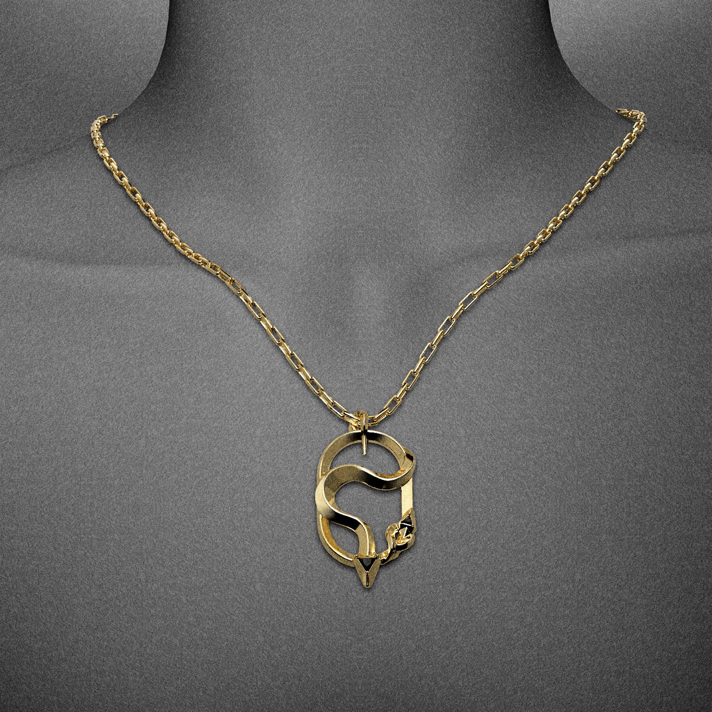CAGED COIL PENDANT