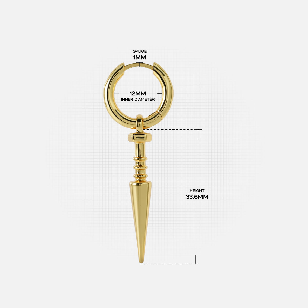 PRECISION SPIRE EARRINGS