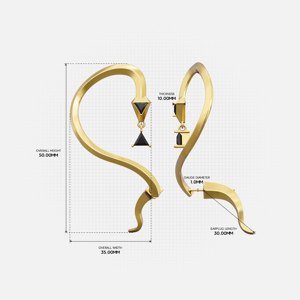 HOURGLASS FANG HANGERS