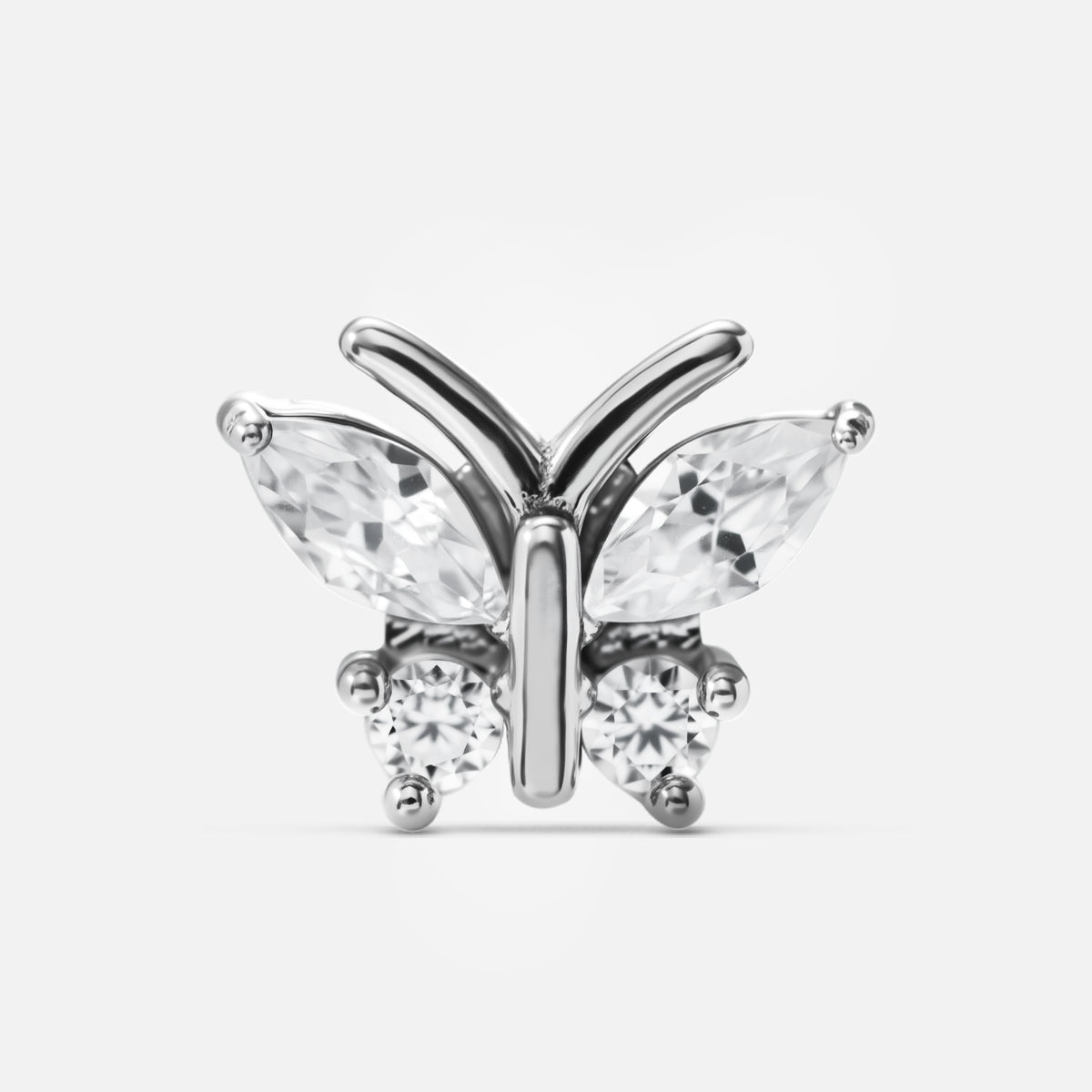 WHIMSICAL BUTTERFLY FLAT BACK STUD