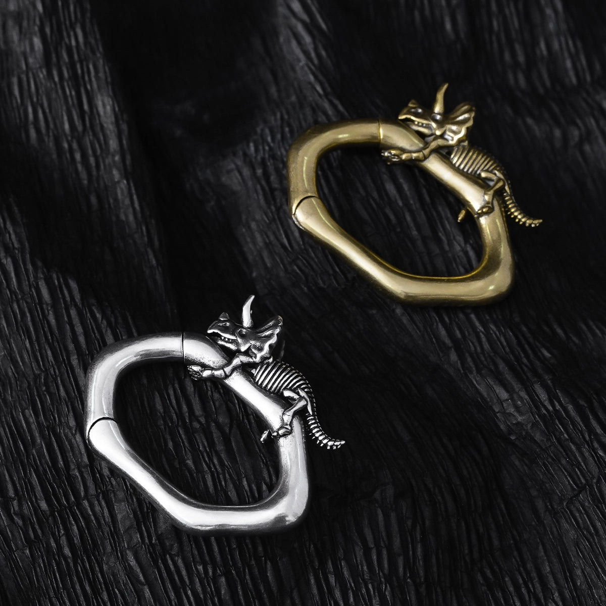TRICERATOPS FOSSIL EAR WEIGHTS