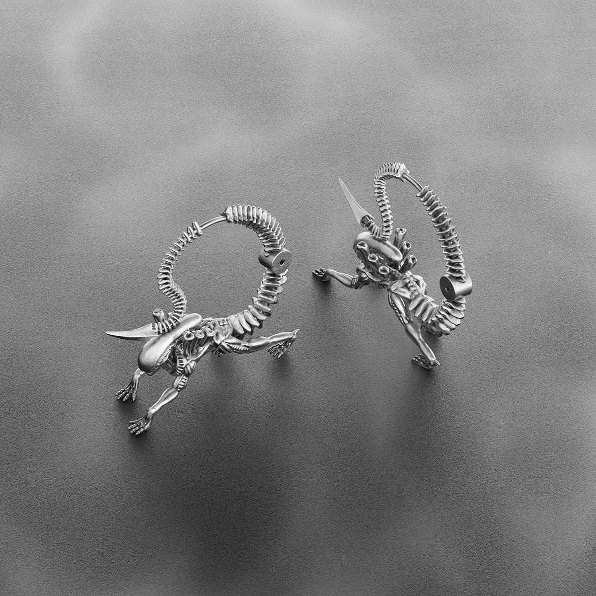 XENOMORPH ALIEN EARRINGS