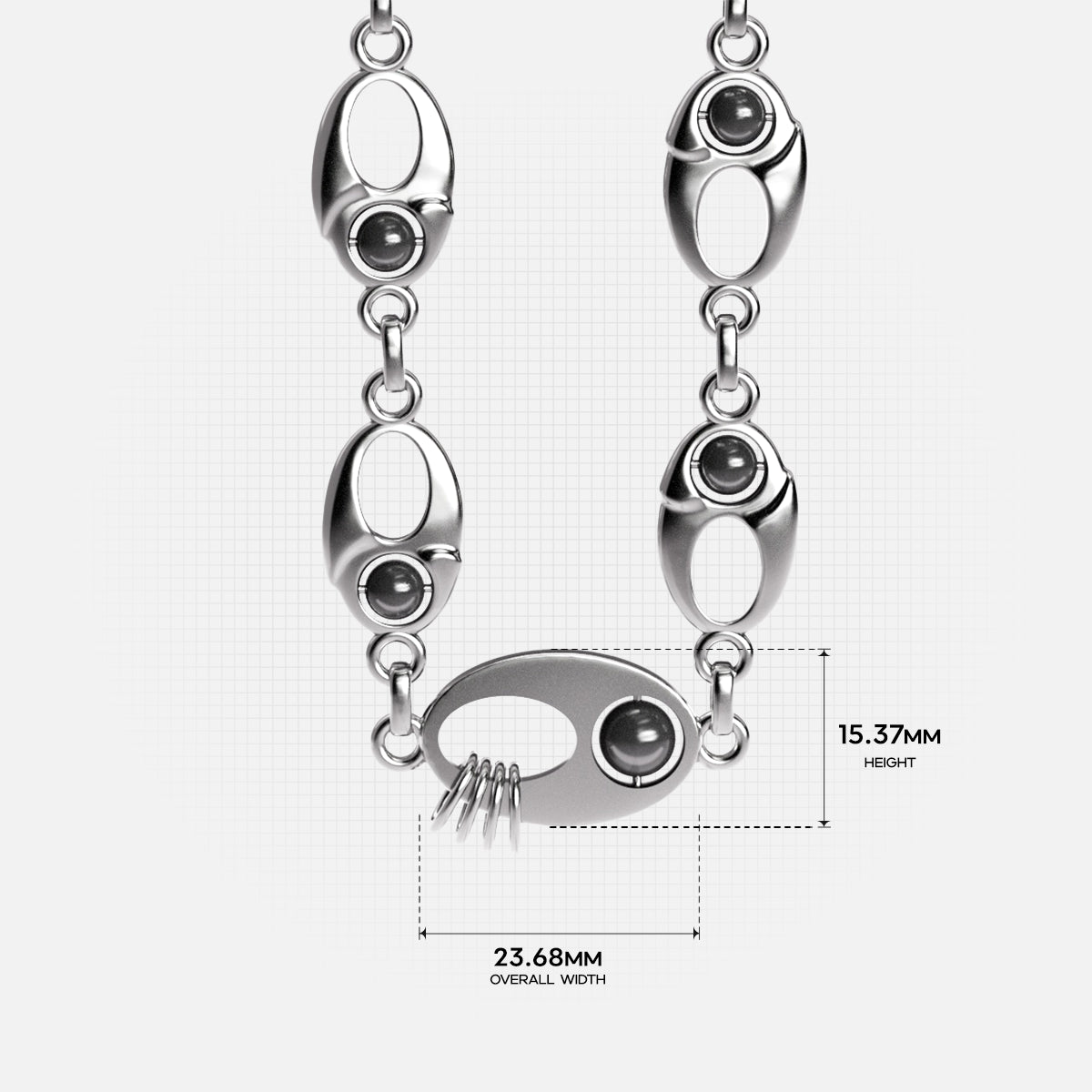 ALIGNED AXIS NECKLACE