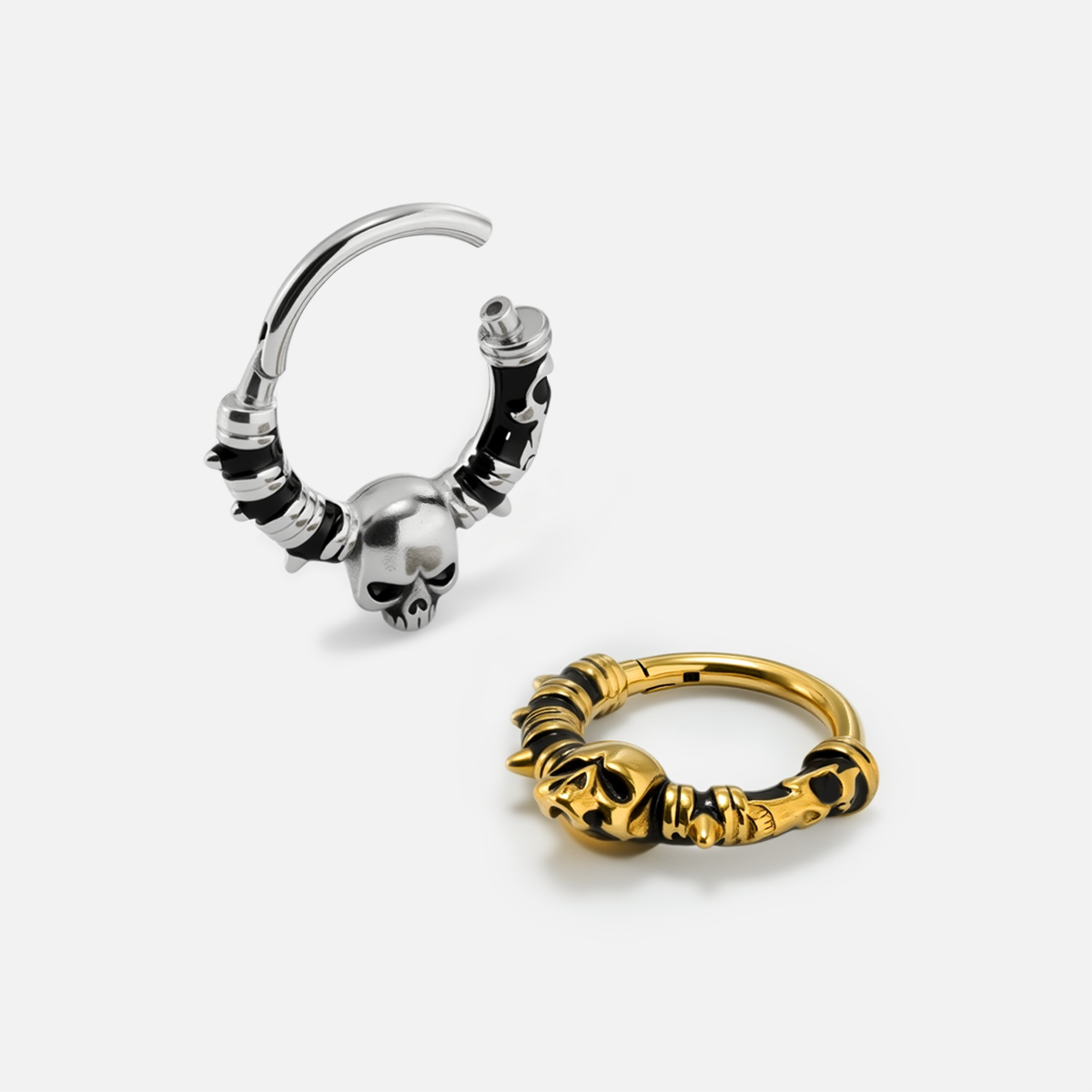 DARK SKULL SEPTUM CLICKER