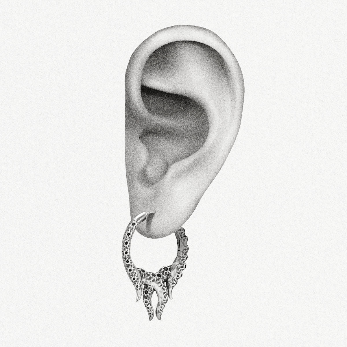 OCTOPUS TENTACLE EARRINGS