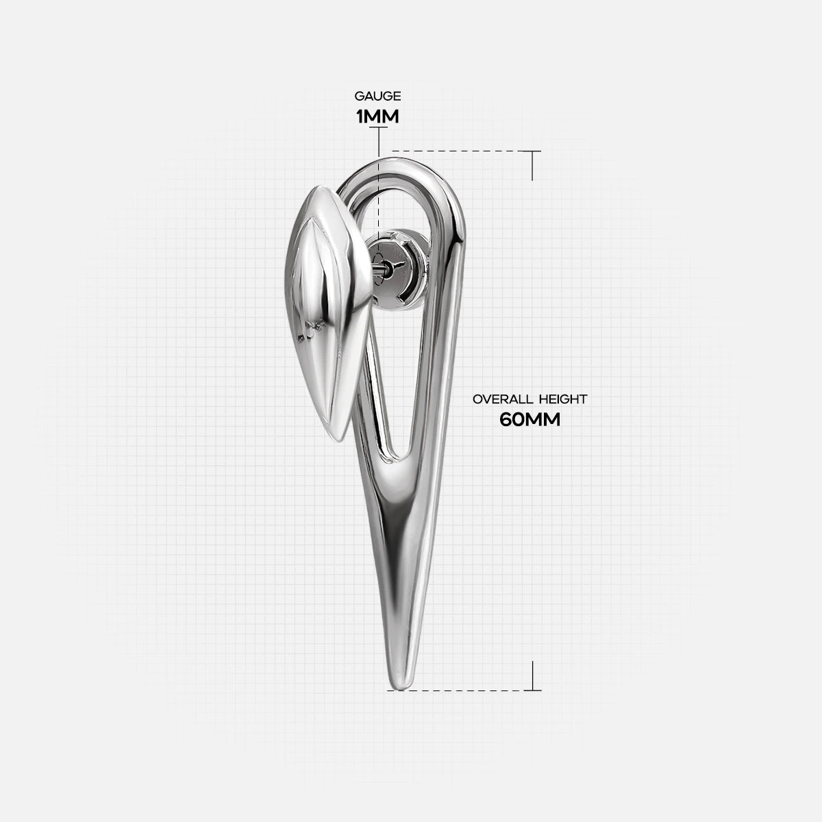 FUTURE BLADE EARRINGS