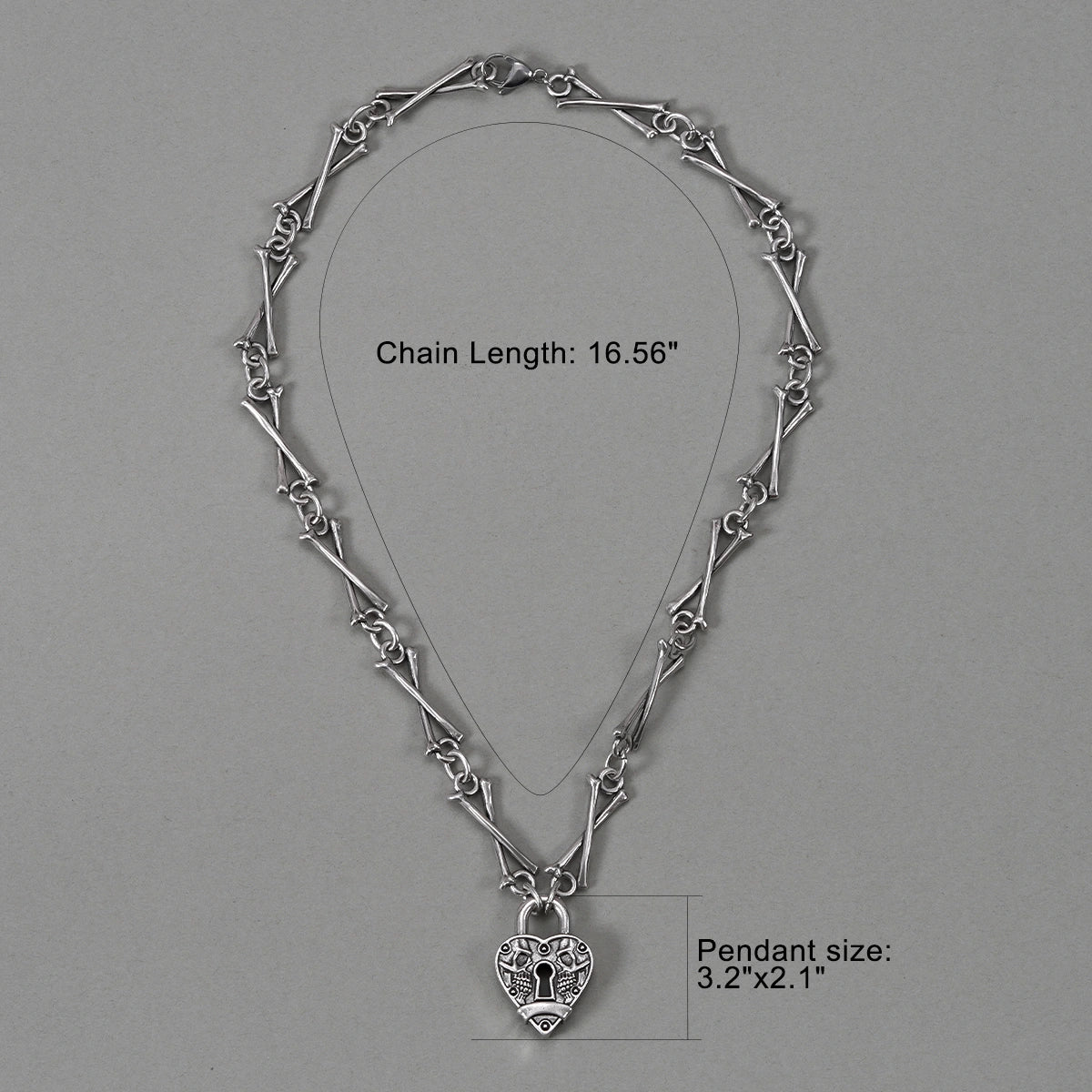 HEART LOCK NECKLACE