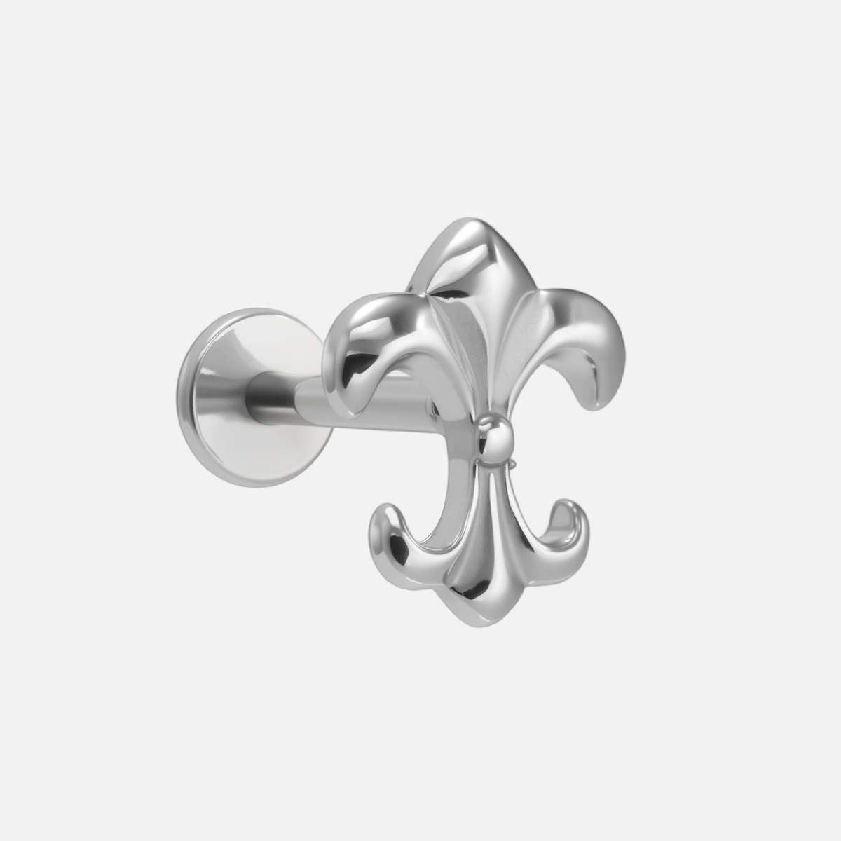 FLEUR-DE-LIS FLAT BACK STUD