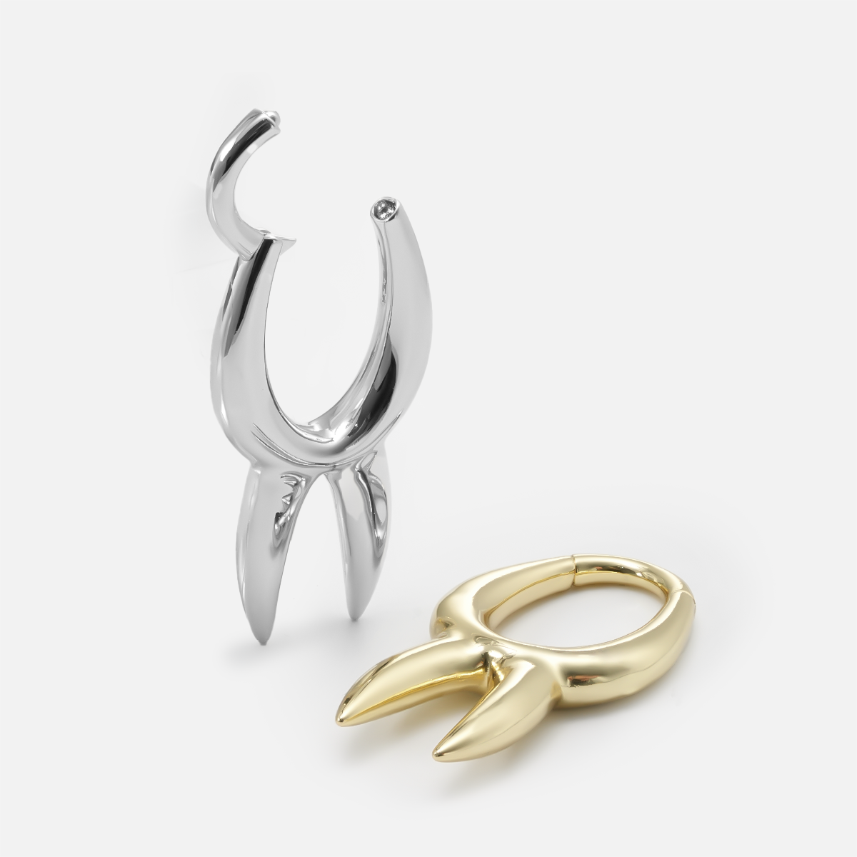 ABSTRACT FLOW EAR WEIGHTS