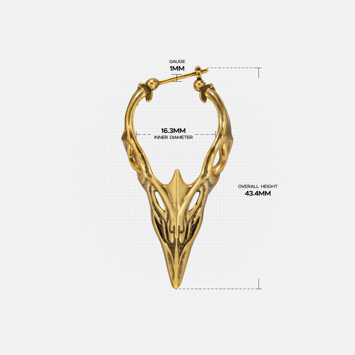 MYSTIC SKULL EARRINGS