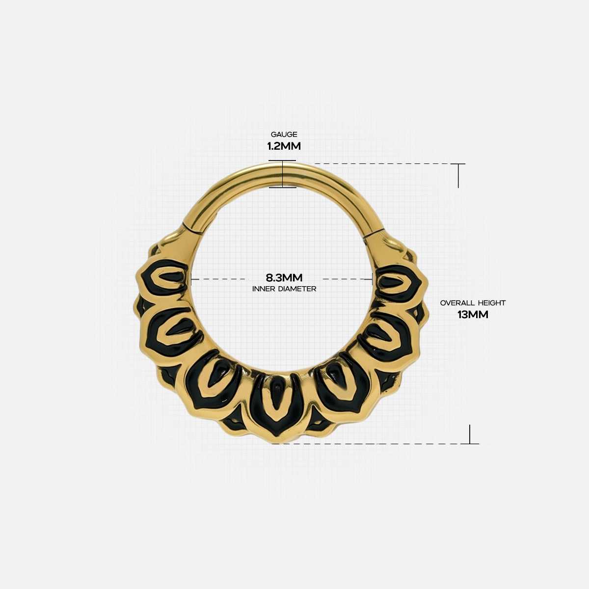 LOTUS BLOOM SEPTUM CLICKER