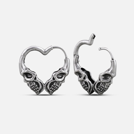 HEART SKULL EARRINGS