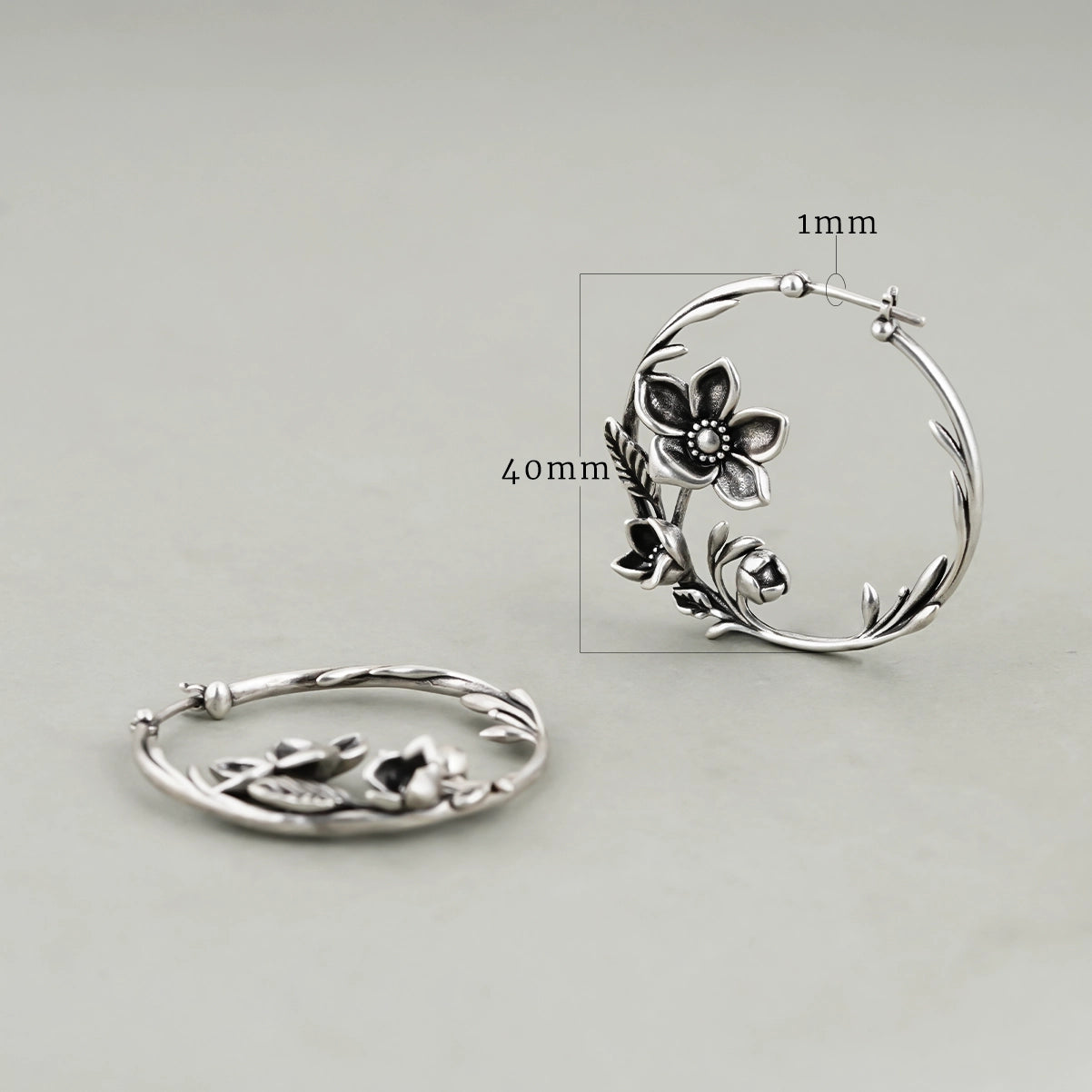 BLOSSOMING VINE EARRINGS