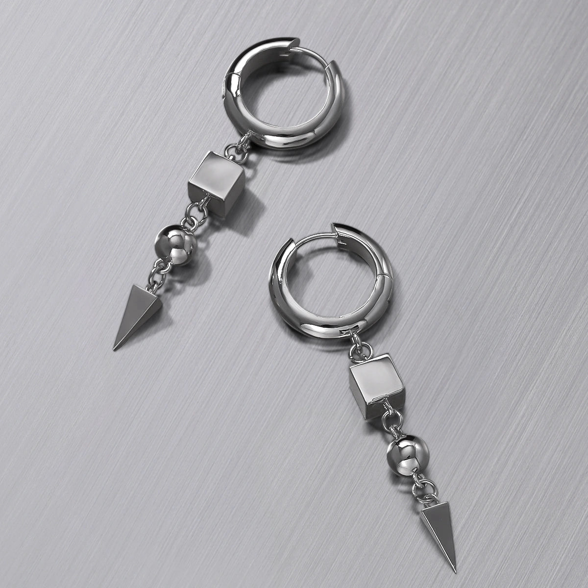 GEOMETRIC DROP EARRINGS