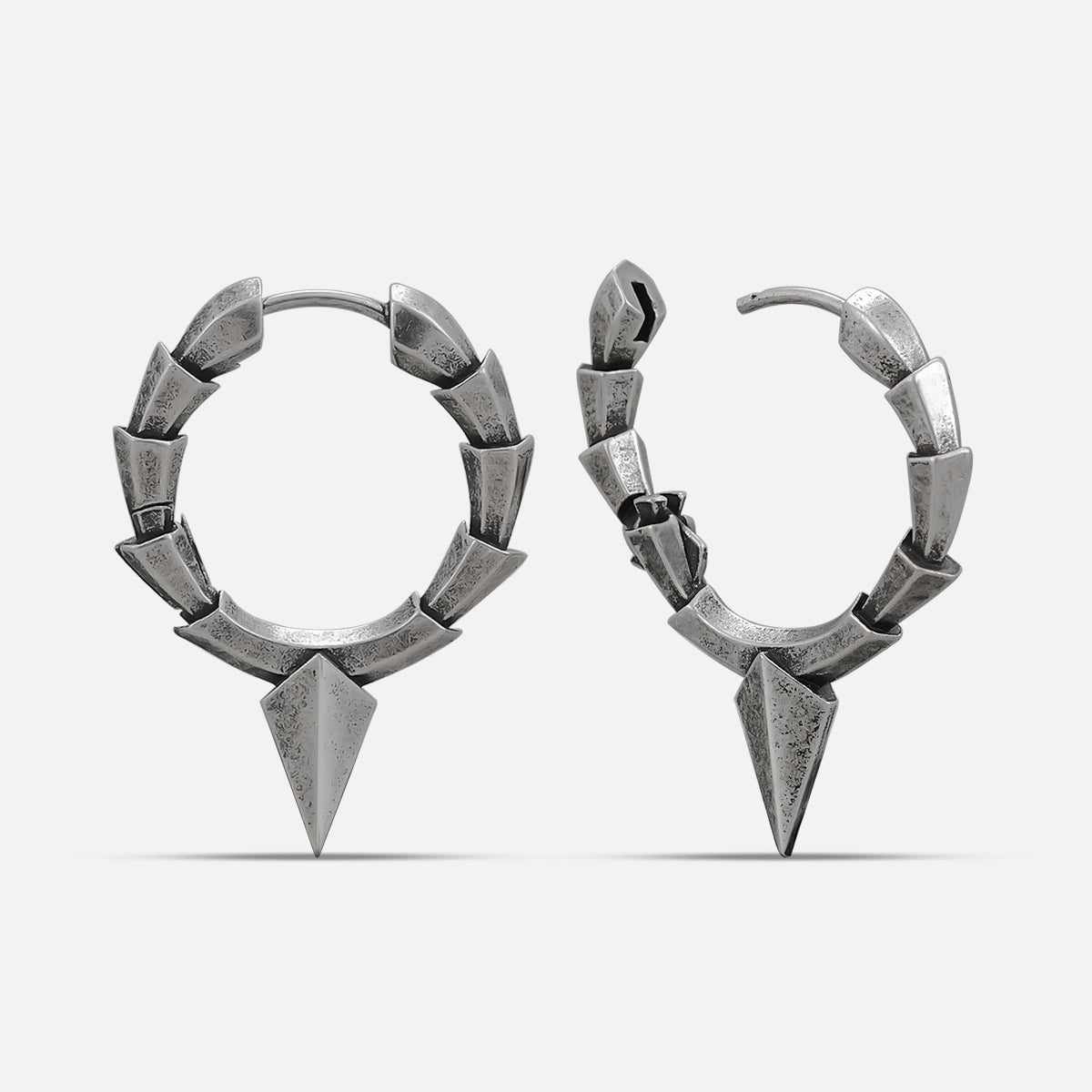 GEOMETRIC ARMOR EARRINGS