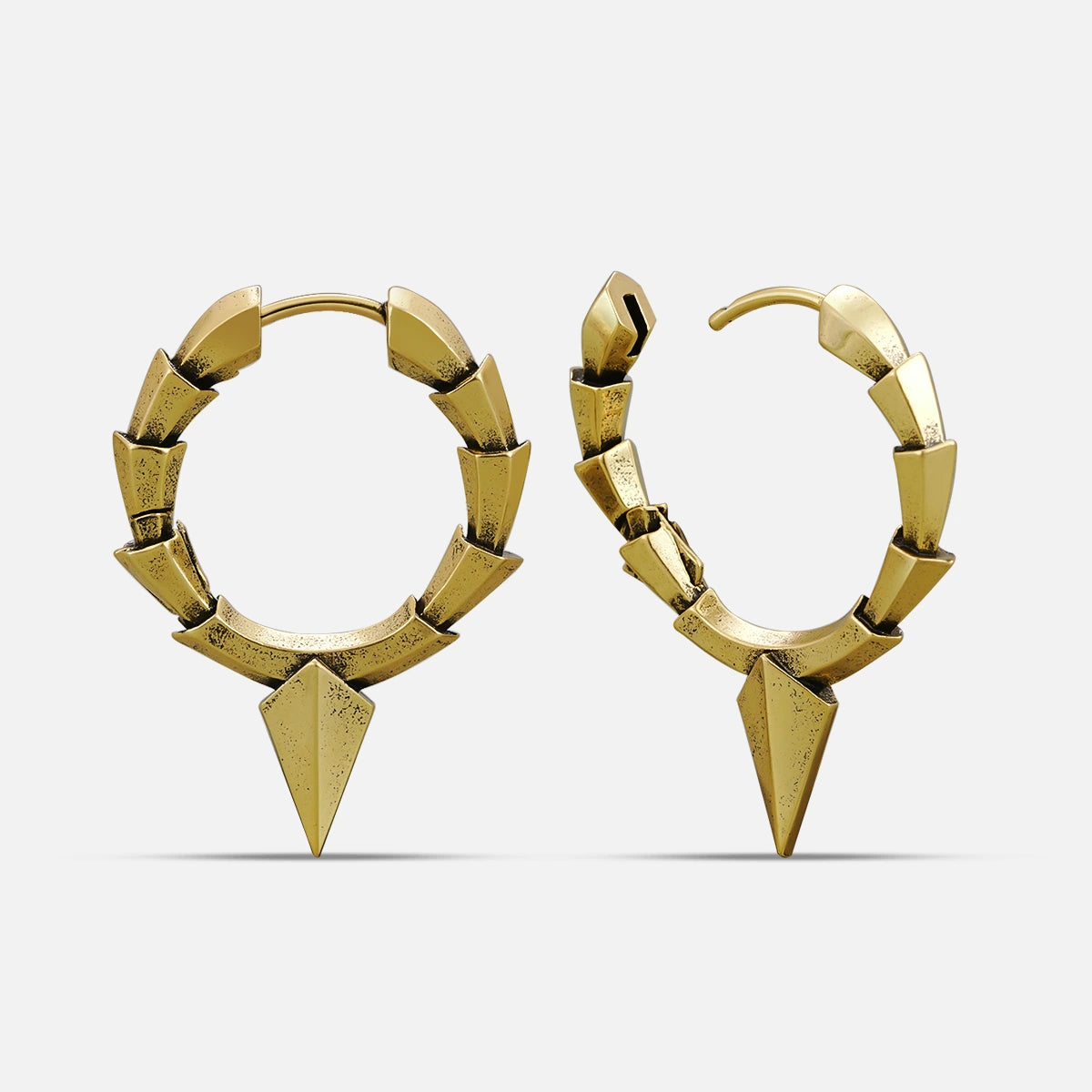 GEOMETRIC ARMOR EARRINGS