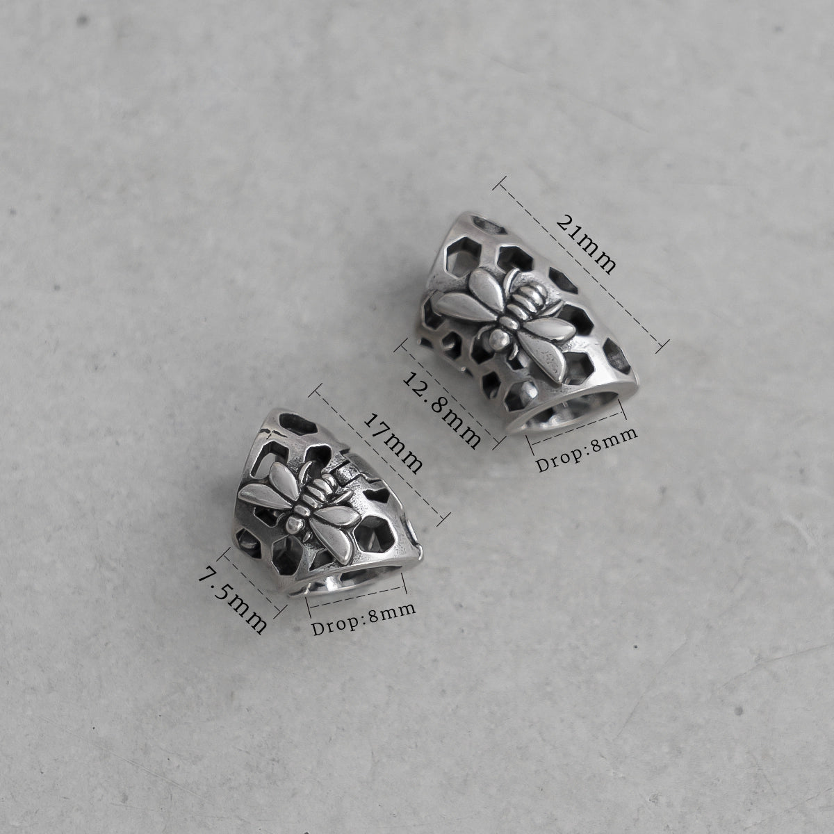 HONEYCOMB BEE EAR CUFFS