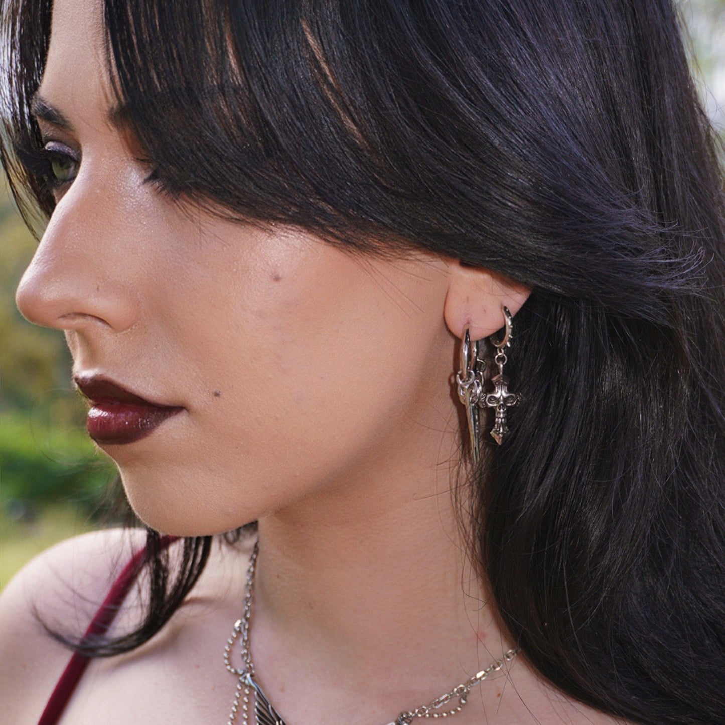 GOTHIC REBIRTH SKULL EARRINGS