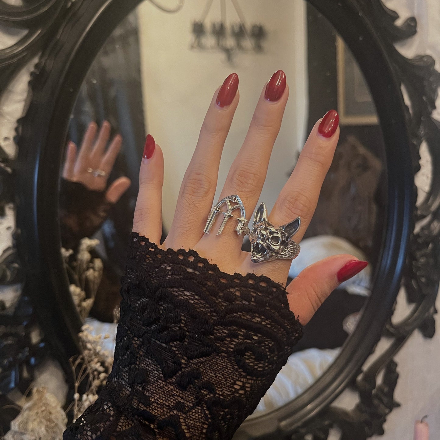 BAGUE DE CHAUVE-SOURIS GARDIEN MYSTIQUE