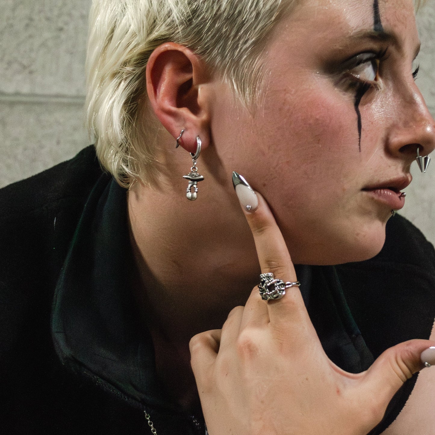 BAGUE EMBLÈME CRÂNE
