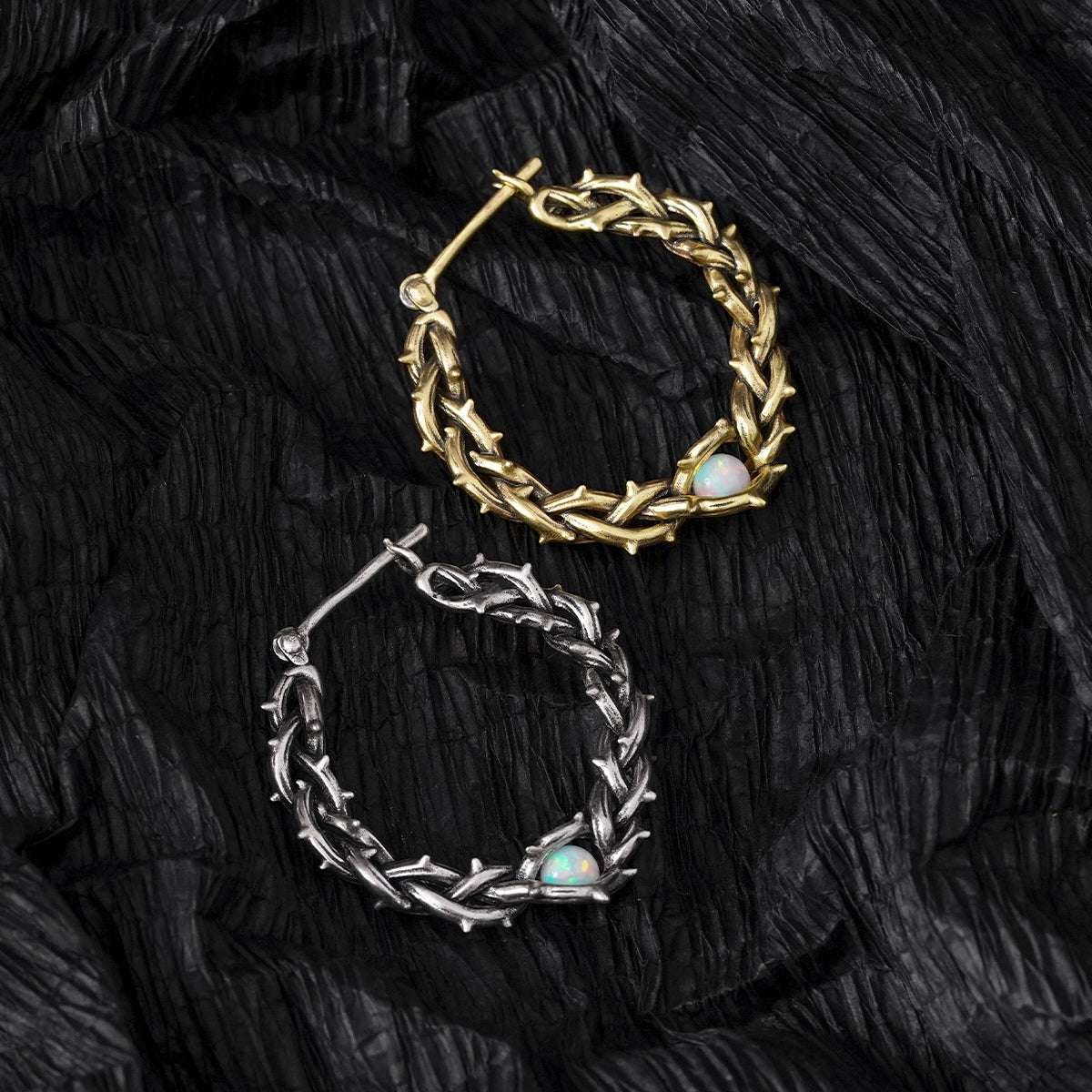 THORNS OPAL EARRINGS