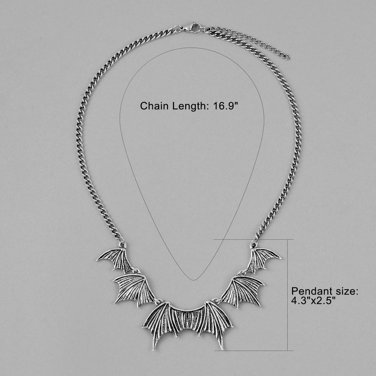 BAT WING NECKLACES